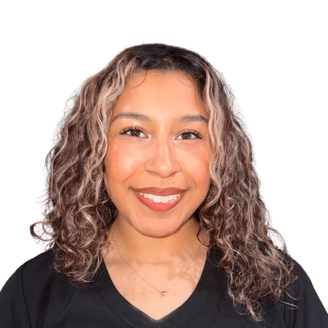 a person smiling for the camera