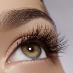 a close up of a persons face